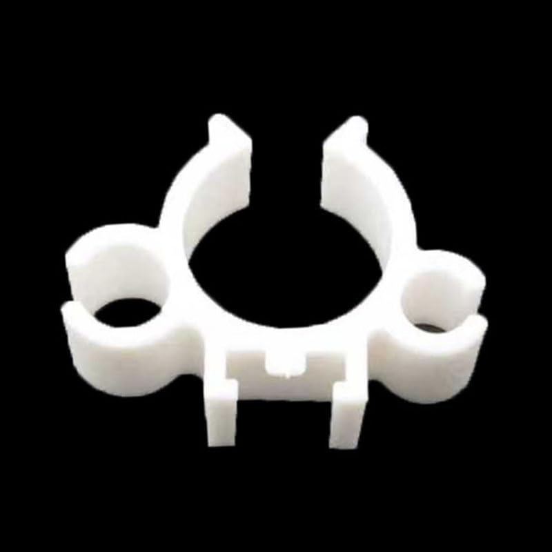 10PCS Double Ended Double Snap Aquarium Suction Cup Clips Medium Size White Turtle Tank Filter Oxygen Tube Power Cord Clips for Organising Hoses and Charging Cables
