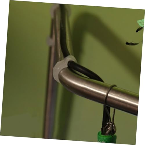 Happyyami Wire Light Stand Rope Light Mounting Clips Cable Clamps Cable Organizers for String Led Fixtures