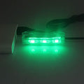 LED USB Small Aquarium Light Aquatic Plant Light Underwater Light Fish Tank Desktop Mini Decoration Soft LED Lamp with USB Connector(Green Light) - size: Green Light