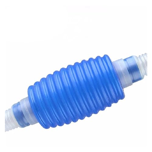 Aquarium Manual Cleaner Siphon Gravel Suction Pipe Fish Tank Vacuum Water Filter Change PumpTools Fishbowl Supplies For Home, Blue