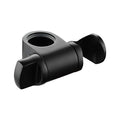 Tecmolog Hand Held Shower Head Holder Stainless Steel Height/Angle Adjustable 25 mm Shower Slide Bar Bracket Holder Black, ST35B - color: Black