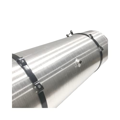 JSD 18.25 Gallons 12"x38" Aluminum Spun Round Gas Fuel Tank End Fill 3/8"NPT Outlet --Off-road mini bike,go kart - size: 12" x 38"