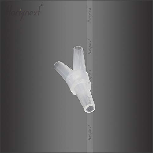 plastic 5/32" Y shape 3 way barbed connector for air hose, water pipe pp polypropylene barb fitting. (Pack of 20 pcs) - style: 20pcs, 5/32" O.D.