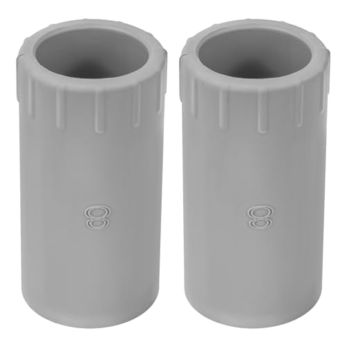 Magluv 2 Pack Rubber Adapter for Fluval Ribbed Hosing 104/105/106/204/205/206, Aquarium Tubing Connectors for Fluval Rubber Hose Connector Fluval 206 Replacement Parts, A20016