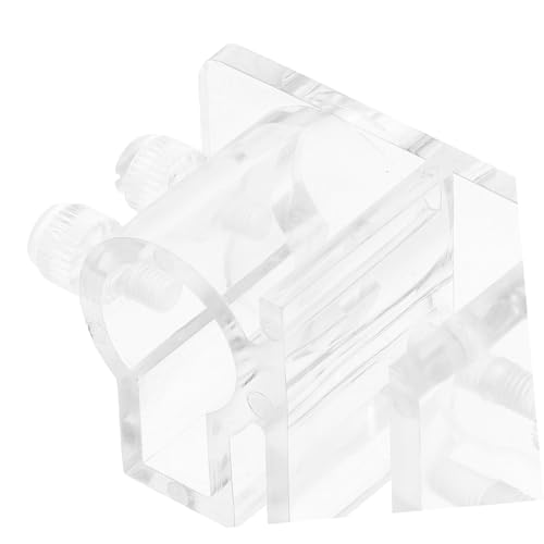 Aquarium Hose Fixing Clamp Tool Rack Sturdy Acrylic Holder for Dosing Pumps Plant Hangers Accessories
