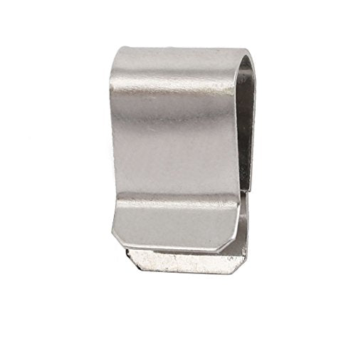 uxcell® 25pcs Stainless Steel Spring U Clip Silver Tone 21.4mm x 12mm