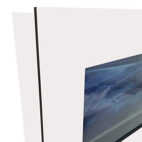 Aussie Aquariums AA-Skyline-MWHITE 2.0 Wall Mounted Aquarium, Matte White - color: Matte White, size: Skyline