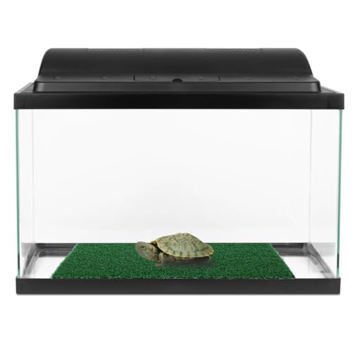 Toddmomy Fish Tank Simulation Turf Mat 9.84X7.87 Inch Artificial Grass for Turtle Tank Basking Platform Aquarium Substrate Home Landscaping Flowerpot Decor - size: 25.00X20.00X0.80CM