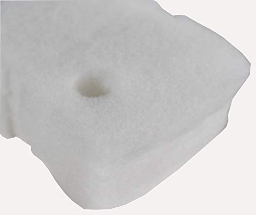 Penn-Plax Cascade Bio-Floss Replacement Poly Fiber Floss Pads for Cascade 1200 & 1500 Canister Aquarium Filters – 6 Pack, White (CCF331) - style: Cascade 1200 or 1500 Canister Filters