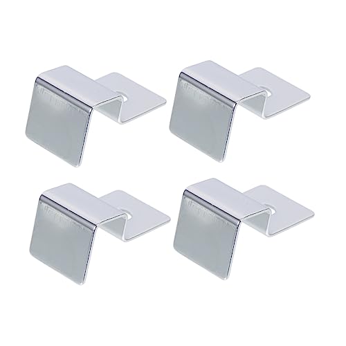balacoo 4pcs Aquarium Glass Lid Clips Sturdy Fish Tank Lid Holders for Secure Glass Covers Easy Installation Practical Design for Aquariums and Freshwater Tanks