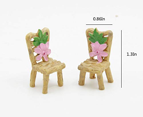 Miniature Fairy Garden Decoration Accessories Garden Sculptures Statues,Yard Decor for Outside Gnomes Outdoor Decor for Patio - size: Table & Chair