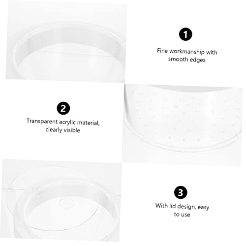MERRYHAPY Fish Separator Floating Box Acrylic Fish Hatchery for Aquariums Easy Removable Design No Suction Cups Required for Breeding Guppies and Fry with Lid
