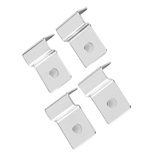 5mm Rimless Clips 4Pcs Stainless Steel Aquarium Stand, Aquarium Glass Lid Clamp/Holder, Lid Holder Suitable for 5mm-12mm Thick Glass (10mm (4 Pieces/Set)) - size: 10mm (4 pieces/set)