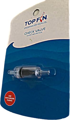 Top Fin Aquarium Check Valve. Keeps Water from Siphoning When Pump is Off.