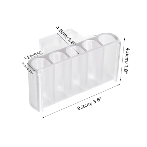 MiOYOOW 5 Holes Aquatic Plant Cup, Fish Tank Plant Holder Hanging Water Plants Pot for Water Cultivation Aquarium Decorations - color: #a