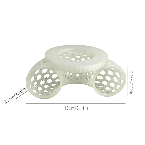 Floating Betta Fish Cave - Aquarium Shrimp Rest Shelter, Decorative Tank Ring for Safe Hiding and Breeding Fish Habitat Accessory for Betta Guppy Cory Home Office Dorm Apartment