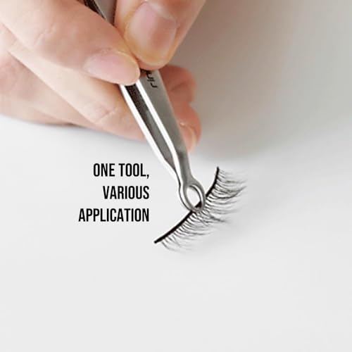 [Premium Hand-Made] Tweezers for women facial hair - Round tip Tweezers, Eyebrow Tweezers, 304 Surgical-grade Stainless Steel for Safety, Precision tweezers, Facial Hair for Men & Women - color: Aqua Blue