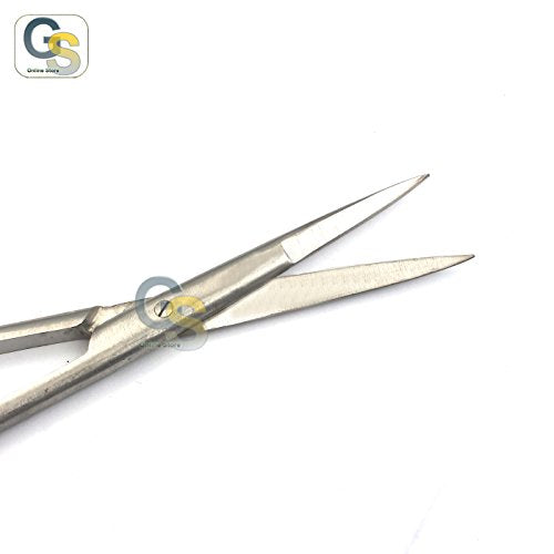 G.S Professional Straight TIP Stainless Steel Fish Tank Aquarium Water Plant Trimmer Scissors