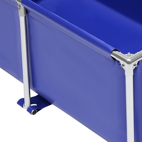 127 Gallon KOI Aquarium Tank Above Ground Fish Pond, Foldable Pool Canvas Fish Pond Reservoir, Portable Koi Breeding Pond Water Storage Tank
