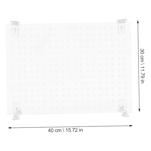 HANABASS 1set Acrylic Aquarium Divider Board Fish Tank Isolation Plate for Breeding Species Separation Safe Design