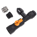 Balacoo Aquarium Water Changer Faucet Adapter – Bucketless 3-Way Valve & Filter for Gravel Vacuuming & Refill – Quiet Tap-Powered Cleaning Tool for Medium-Large Fish Tanks & Garden Hose