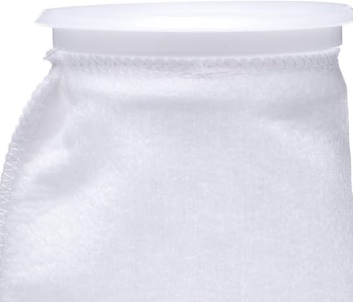 ALEGI 6 Pack Aquarium Filter Socks 4 inch by 7 Inch Long, 200 Micron - 4 Inch Ring Aquarium Felt Filter Bags - size: 4 by 7 In - 6Pack