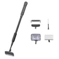 Carefree Fish 4IN1 Aquarium Cleaning Tools Long Handle Adjustable Length 18~24Inch Fish Tank Cleaner Kit Algae Scraper Scrubber Brushes Set - size: 18~24In
