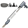 Cordless Aquarium Vacuum Gravel Cleaner: 6-in-1 Electric Fish Tank Cleaner, 36W Rechargeable & 650GPH Strong Suction Automatic Water Changer, Touch Control, Fits 5–150 Gallon Tanks