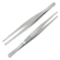2 Pcs 8 Inch Stainless Steel Forceps, Straight Metal Tweezers General Application for Kitchen, Crafts, Plants - size: 8 Inch