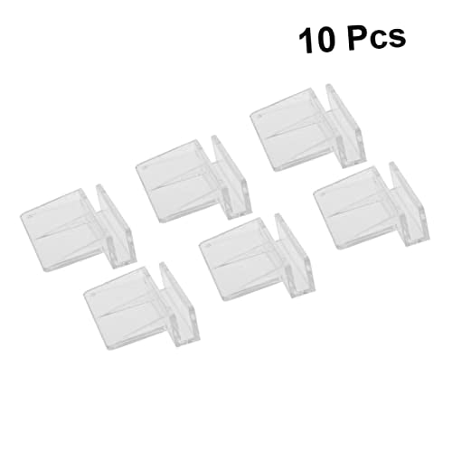 YARNOW 10pcs Plastic Aquarium Supports Fish Tank Cover Bracket Tank Stand for Betta Fish