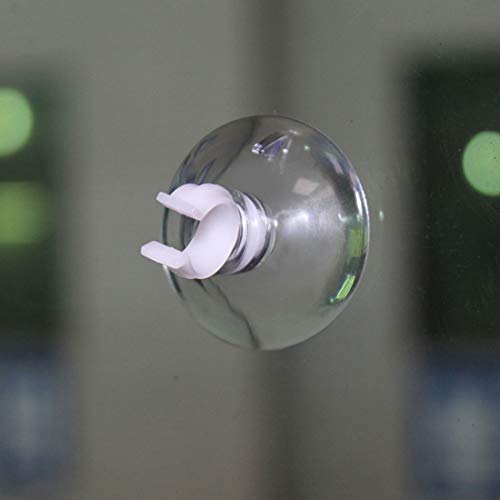 uxcell Aquarium Suction Cup Clips Airline Tube Holders Clamps for Fish Tank Clear 10mm 20Pcs - size: 10mm