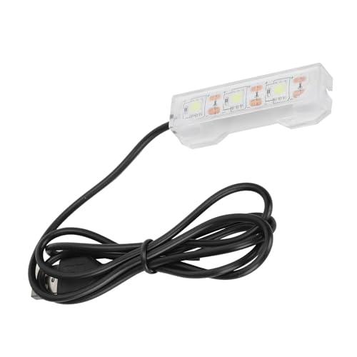 0.66W Aquarium Light, Plastic Aquarium Lamp with 39.4in USB Cable, Multifunctional LED Fish Tank Light, Aquarium Accessories for Freshwater Plants, 2.4x0.8in