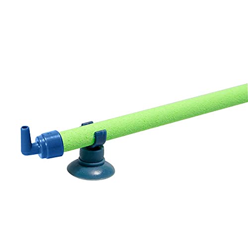 Quickun Aquarium Air Stone Bubble Wall Tube Oxygen Diffuser Bar Decor Accessory for Fish Tank 28 Inch Length,1PCS - color: Fluorescent Green, size: 28 inch