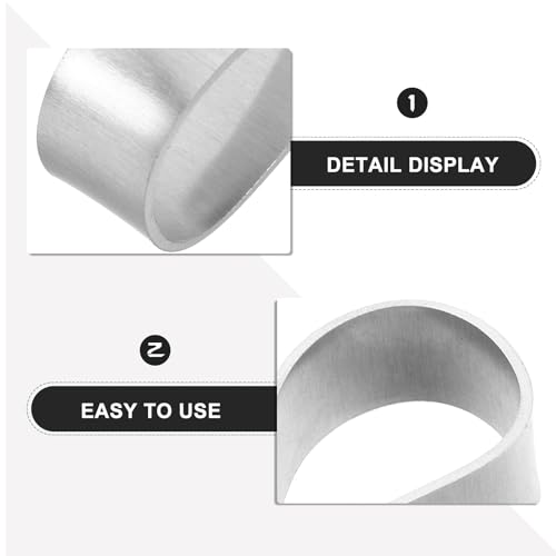 DOITOOL 25pcs Aquarium Plant Holder: Heavy Duty Metal Fixed Ring - Aquatic Plant Supports - Fish Tank Planting Tool - Water Grass Weight Base for Aquatic Landscaping