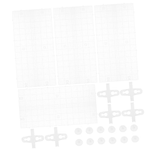 SUPVOX 4pcs Fish Tank Divider Grid Isolation Board Suction Cups for Aquatic Breeding and Separation of Fish Aquarium
