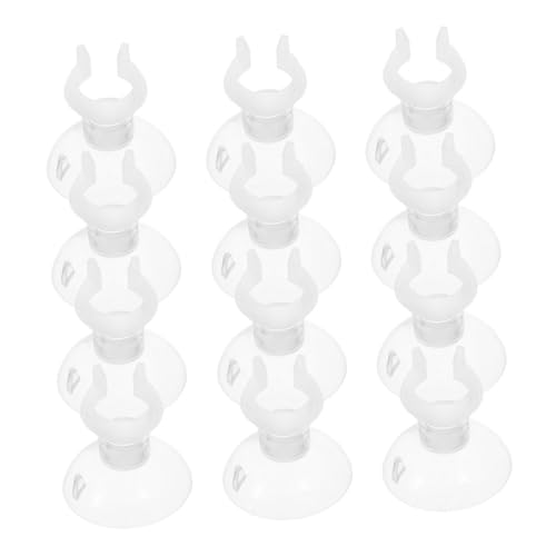 COLLBATH Aquarium Suction Cup Holder 20pcs Water Tubing Clips Fish Tank Suction Cup Clips Set