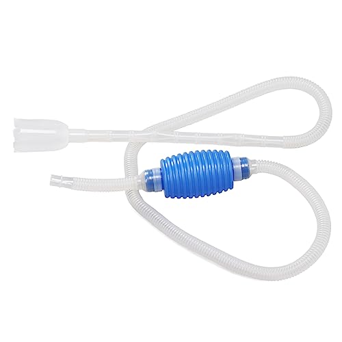 4.8ft Aquarium Siphon for Fish Tank, Aquarium Cleaning Tools, Manual Aquarium Vacuum Gravel Washer Siphon Pump, Aquarium Water Changer for Drainage and Water Injection Sucking Fish Droppings