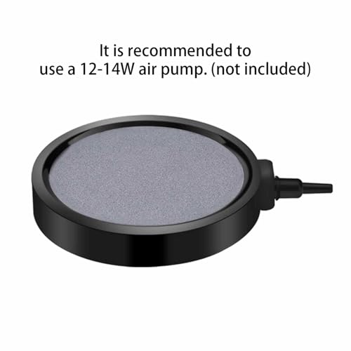 Yosoo Air Stone Disc Aerator, 2pcs Aquarium Bubble Plates for Fish Tanks Ponds with Round Oxygen Diffuser, Release Tool for Air Pumps and Buckets