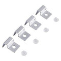 Suxgumoe Aquarium Cover Clips, 4 Pcs 6mm / 8mm / 10mm / 12mm Stainless Steel Fish Tank Glass Cover Clip Support Holder Universal Lid Clips for Rimless Aquariums (6mm) - size: 6mm
