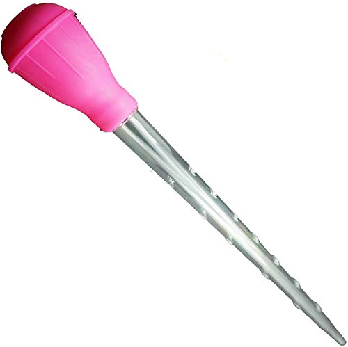 Pmsanzay 50ml Large Capacity Plastic Dripless Turkey Baster，Clear Plastic Transfer Liquid Dropper Pasteur Pipettes for Aquarium Fish Tank Pipette Food Essential Oils Hydroponic Liquid Pipettes Drop
