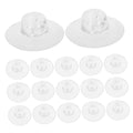 Abaodam 20 Pcs Aquarium Suction Cups with Adjustable Ties Plant Holder for Fish Tank Strong Vacuum Cups for Secure Aquatic Plant Positioning for Moss and Shrimp Nests