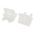 Ruilogod 2 Pcs Aquarium Tank Glass Cover Clip Support Holder 5-6mm
