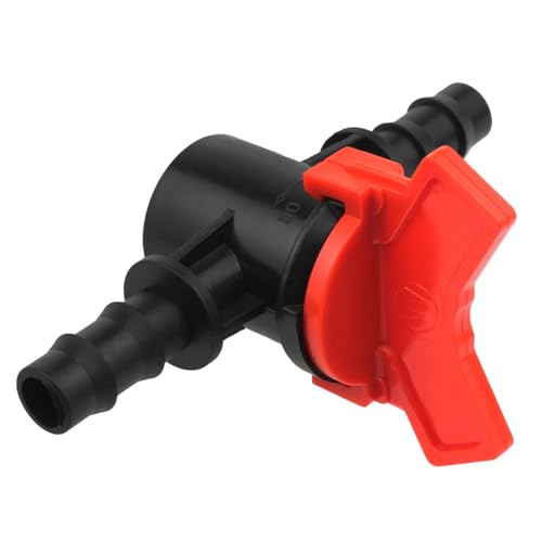 3/8 Inch In-Line Barb Ball Valve Shutoff Switch 3/8" Ball Valve for Drip Irrigation or Aquarium Hose Barb Control Flow 4PCS