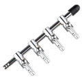 Aquarium Air Valve 4 Way Inline Manifold Air Flow Pump Tubing Splitter Lever Control Valve