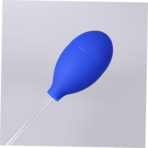 Hemoton 3pcs Aquarium Gravel Vacuum Cleaner Manual Water Changing Tool 35cm Blue Fish Tank Siphon Tube for Household Aquarium Cleaning and Substrate Maintenance
