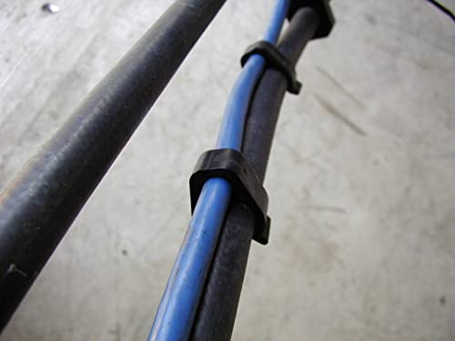 ABS Power Line Clips > 25 Pack 3/8" or 1/2" Hose (0.44" WIre) 09-020-006-CBK Genuine M&E Global Group Inc Parts Proudly Made in the USA - size: 0.44" WIre