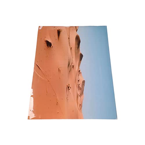 Aquarium Poster PVC Self Adhesive 3D Desert Style Fish Tank Background Decoration, Vivid Underwater Scenery Wallpaper for Freshwater and Saltwater Tanks (61 * 41CM) - size: 61*41CM