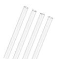 M METERXITY 4-Pack Clear Rigid Acrylic Pipe, 1.5mm[0.06"] ID x 3mm[0.12"] OD Plastic Round Tube for Water Cooling System/Lamps/Fountains/Aquariums/Display Stand, Acrylic Tubing [305mm/12IN] - size: 1.5mm ID x 3mm OD
