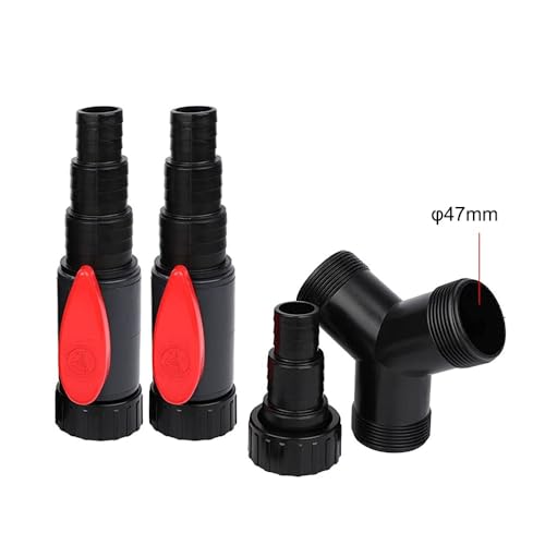 DONGKER 3 Way Hose Connector,Y Distributor Inlet Hose 25/32/38 mm (1"/1.25"/1.5") for Pond Pump Fish Tank Filtration Water Exchange Garden Irrigation - size: ST-02F