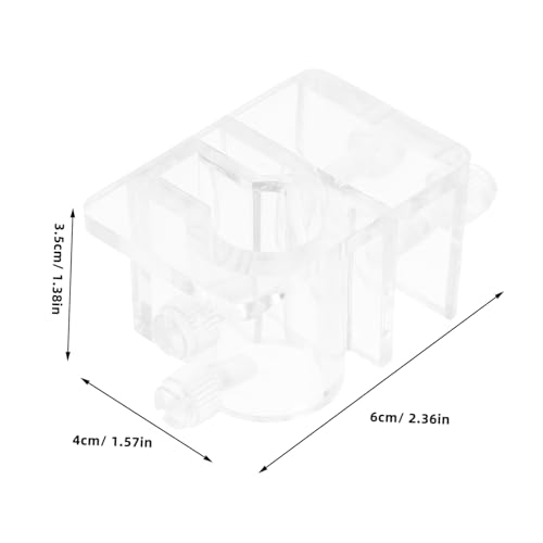 Aquarium Water Pipe Holder Clip Heavy Duty Hose Fixing Bracket for Fish Tank Adjustable Mounting Clip for Dosing Pump and Water Hose Sturdy Plastic Clamp
